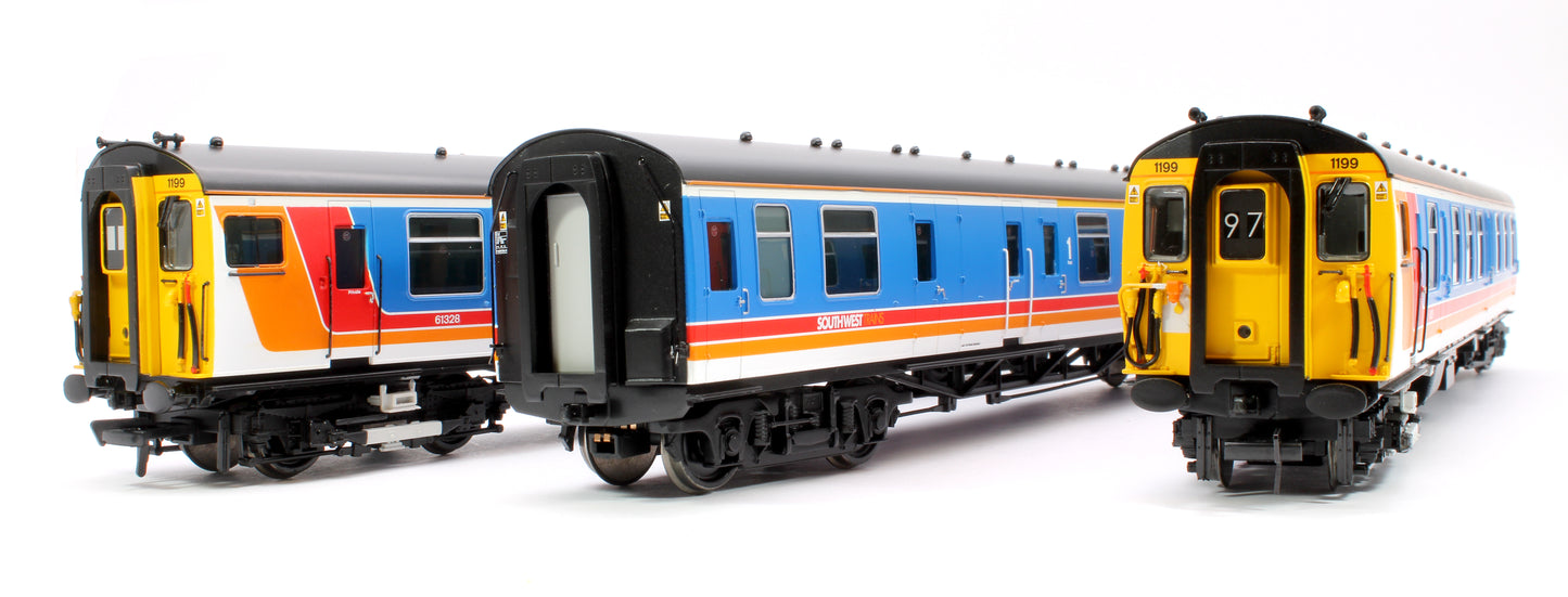 Class 411/9 3-CEP 3-Car EMU (Refurbished) 1199 South West Trains - DCC Sound