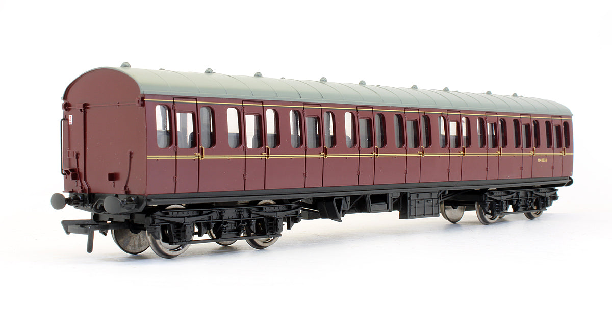 Pre-Owned MK1 Suburban Second Open Coach BR Maroon 'M48038'