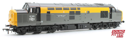 Pre-Owned Class 37/0 Centre Headcode 37201 'St. Margaret' BR Eng. Grey & Yellow Diesel Locomotive - Deluxe DCC Sound