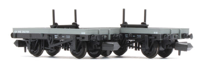 NR1151E 4 Wheel LNER Bolster Wagon Twin Pack