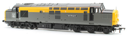 Pre-Owned Class 37/0 Centre Headcode 37201 'St. Margaret' BR Eng. Grey & Yellow Diesel Locomotive - Deluxe DCC Sound