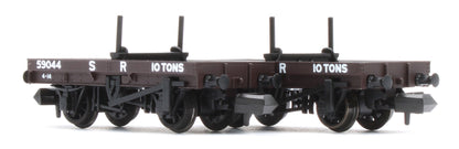 NR1152S 4 Wheel SR Bolster Wagon Twin Pack