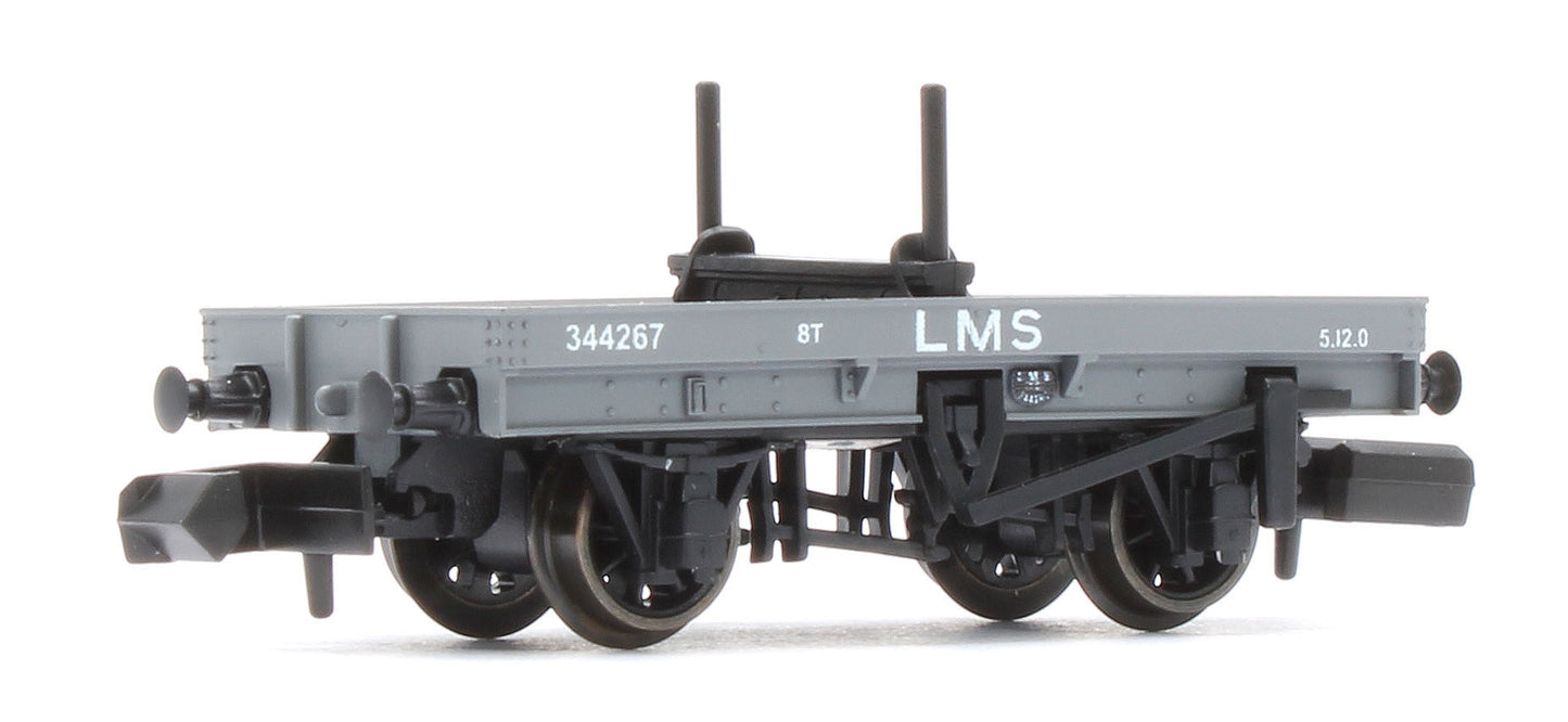 NR1153M 4 Wheel LMS Bolster Wagon Twin Pack