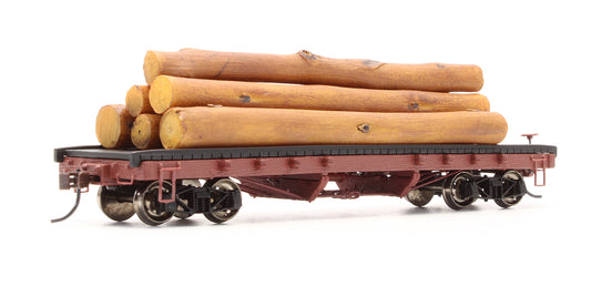 Pre-Owned 18849 ACF 40' Log Cars With Logs (1935-1960)