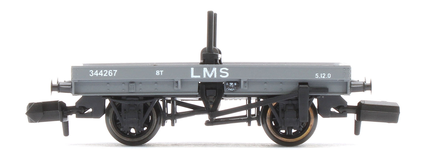 NR1153M 4 Wheel LMS Bolster Wagon Twin Pack