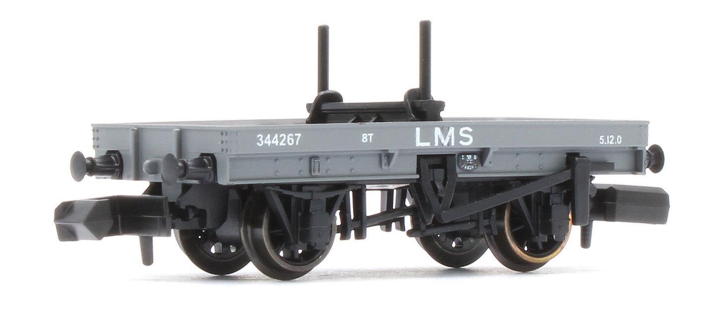 NR1153M 4 Wheel LMS Bolster Wagon Twin Pack