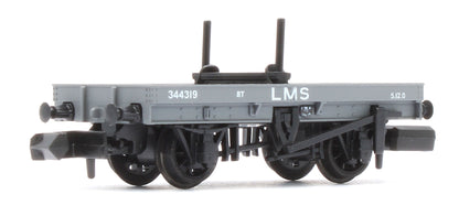NR1153M 4 Wheel LMS Bolster Wagon Twin Pack