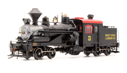 Pre-Owned HR2410 Heisler 2 Truck Westside Lumber Company #3 Steam Locomotive - DCC Sound
