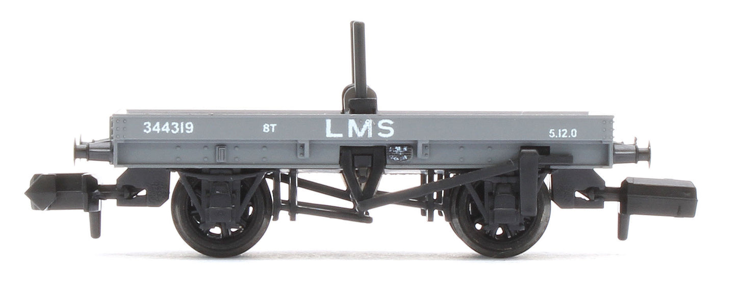 NR1153M 4 Wheel LMS Bolster Wagon Twin Pack