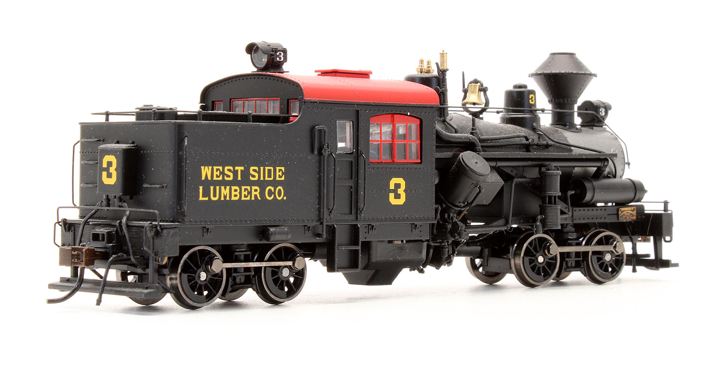 Pre-Owned HR2410 Heisler 2 Truck Westside Lumber Company #3 Steam Locomotive - DCC Sound