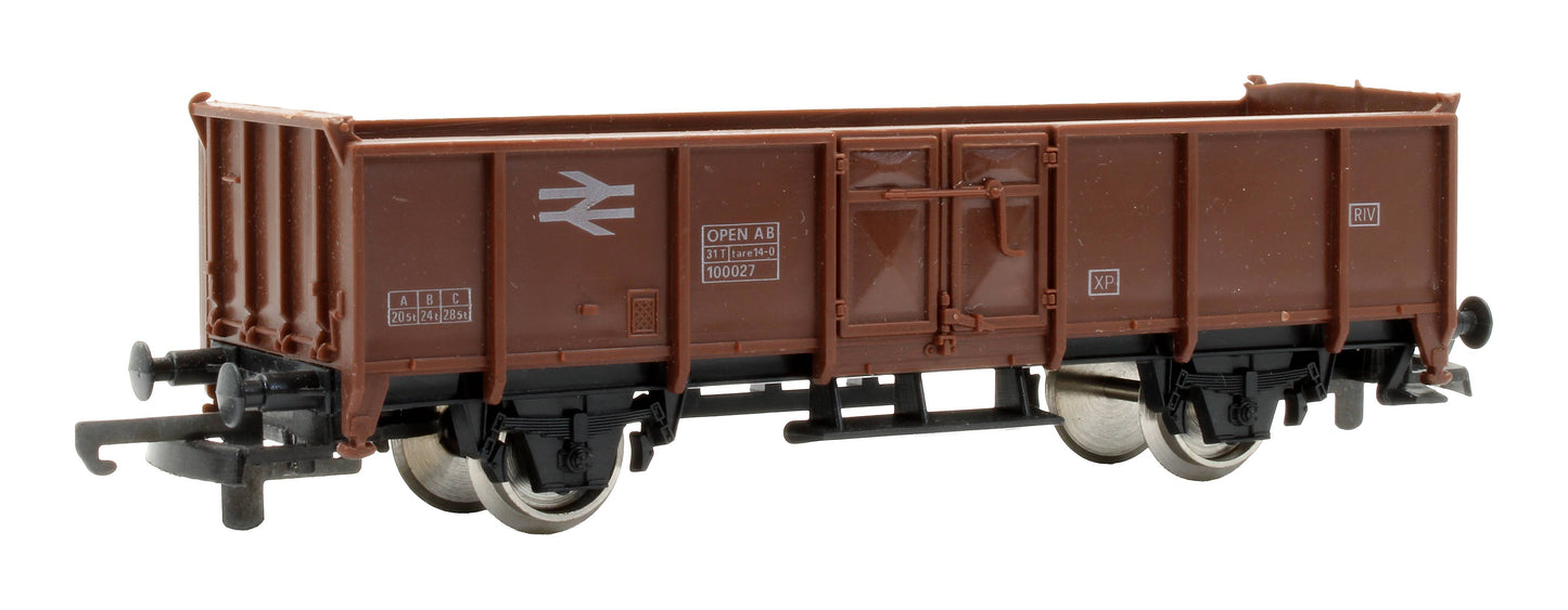 Pre-Owned L303175LIM Steel Sided Open AB Wagon '100027' in BR Brown