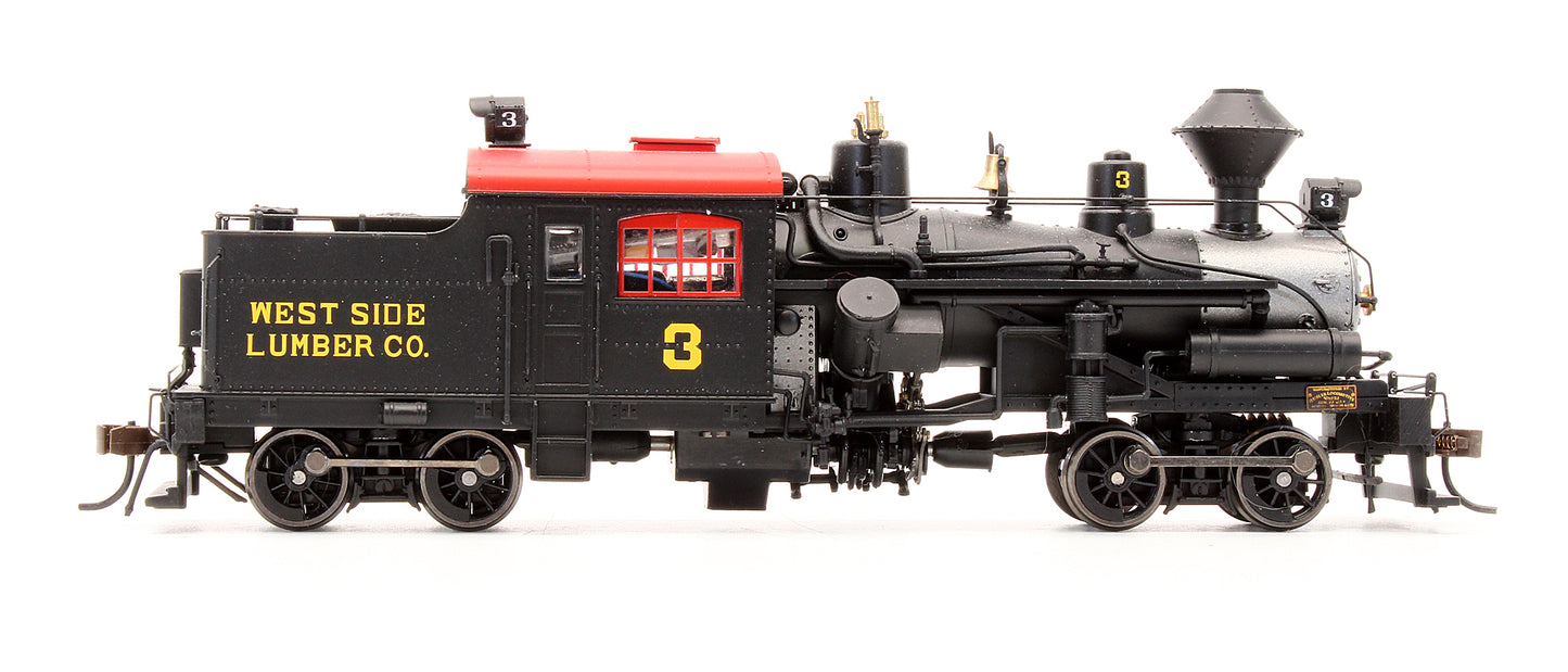 Pre-Owned HR2410 Heisler 2 Truck Westside Lumber Company #3 Steam Locomotive - DCC Sound