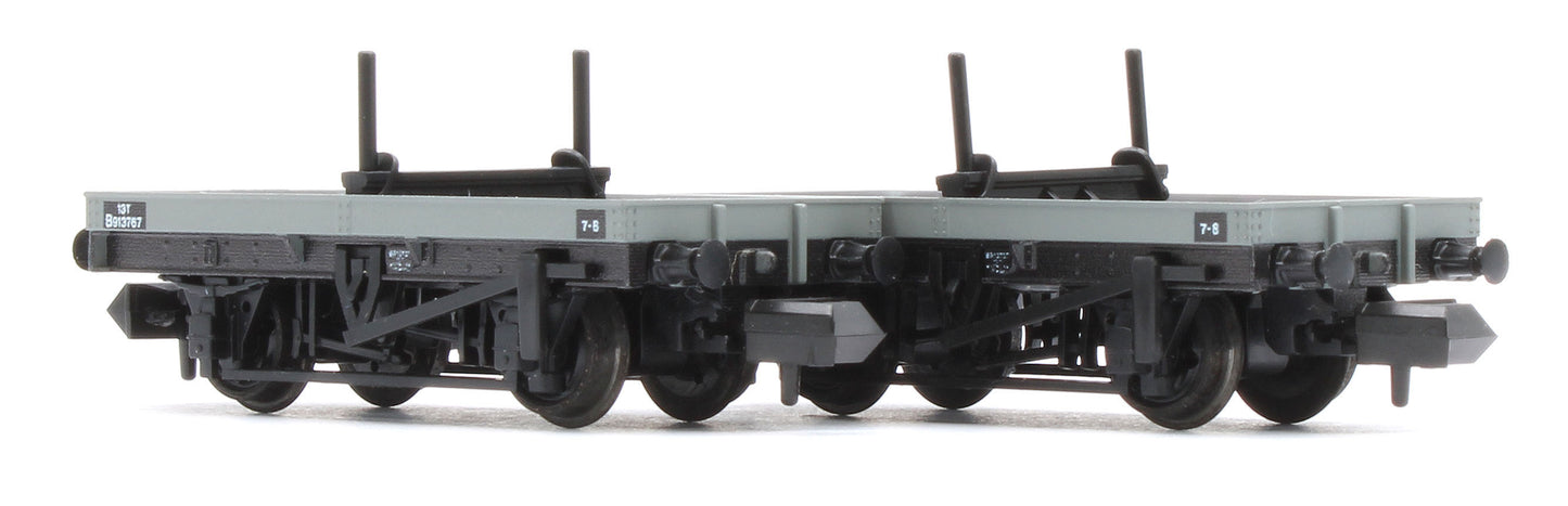 NR1154B 4 Wheel BR Bolster Wagon Twin Pack