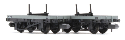 NR1154B 4 Wheel BR Bolster Wagon Twin Pack