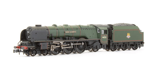 Pre-Owned 372-181A Princess Coronation 46221 'Queen Elizabeth' BR Lined Green Early Crest Steam Locomotive