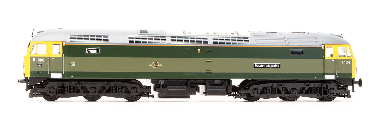 Pre-Owned 4666 Heritage Green Class 47851 / D1966 'Traction Magazine' Diesel Locomotive