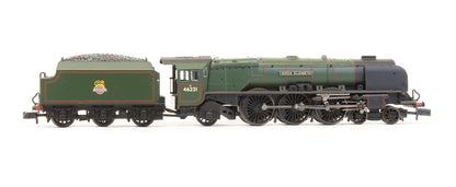 Pre-Owned 372-181A Princess Coronation 46221 'Queen Elizabeth' BR Lined Green Early Crest Steam Locomotive - DCC Fitted