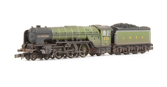 Pre-Owned Class A2 'A.H. Peppercorn' 525 LNER Apple Green Steam Locomotive - Custom Weathered