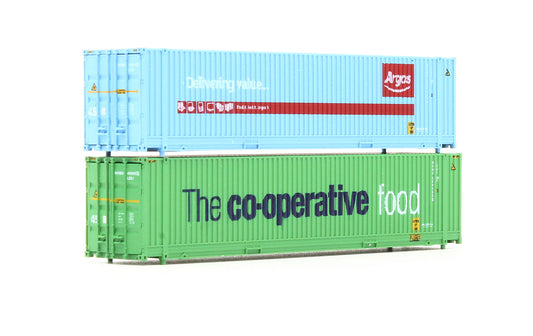 Pre-Owned Set Of 2 45ft High Cube Containers Argos & COOP
