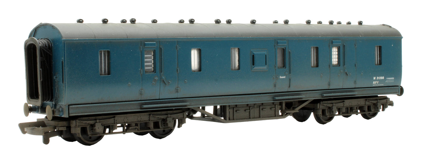 Pre-Owned 937117 50' Parcels Van in BR blue - Custom Weathered