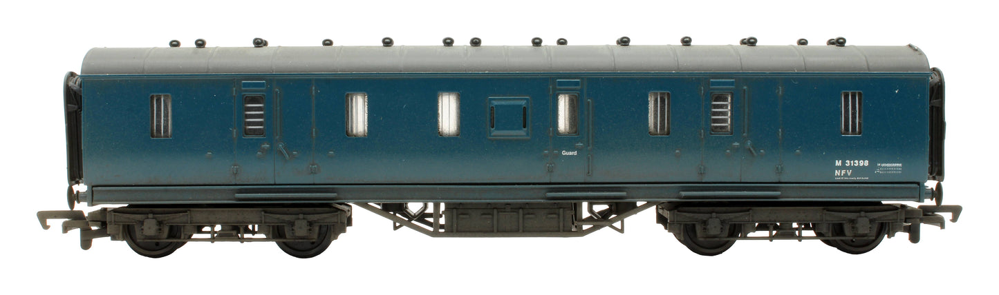 Pre-Owned 937117 50' Parcels Van in BR blue - Custom Weathered