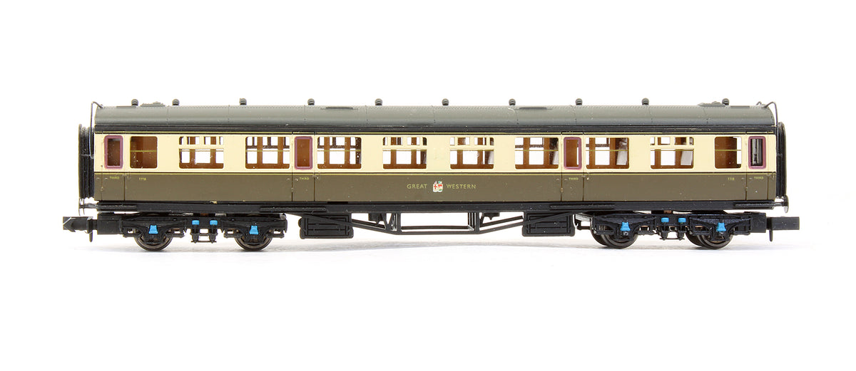 Pre-Owned GWR Chocolate & Cream Collett 3rd Class Coach '1116'