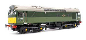 Class 25 BR two-tone green Small Yellow Panels D5243 Diesel Locomotive