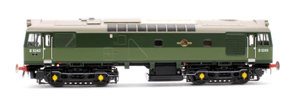 Pre-Owned Class 25 BR two-tone green Small Yellow Panels D5243 Diesel Locomotive