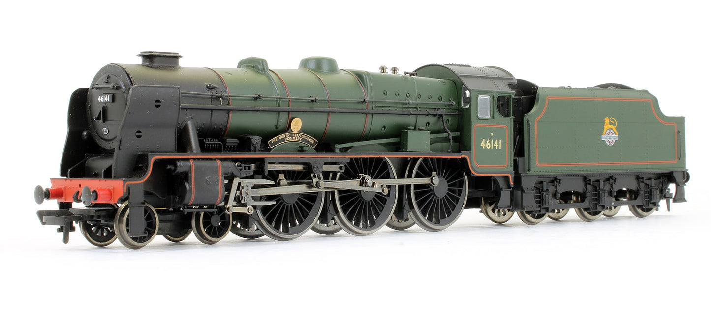 Pre-Owned Rebuilt Scot 46141 'The North Staffordshire Regiment' BR Green Early Emblem Steam Locomotive - DCC Sound