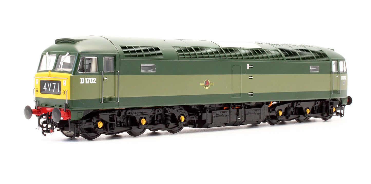 Pre-Owned 4820 BR Two Tone Green Class 47 D1702 Diesel Locomotive - Exclusive Edition