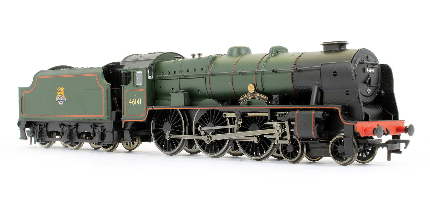 Pre-Owned Rebuilt Scot 46141 'The North Staffordshire Regiment' BR Green Early Emblem Steam Locomotive - DCC Sound