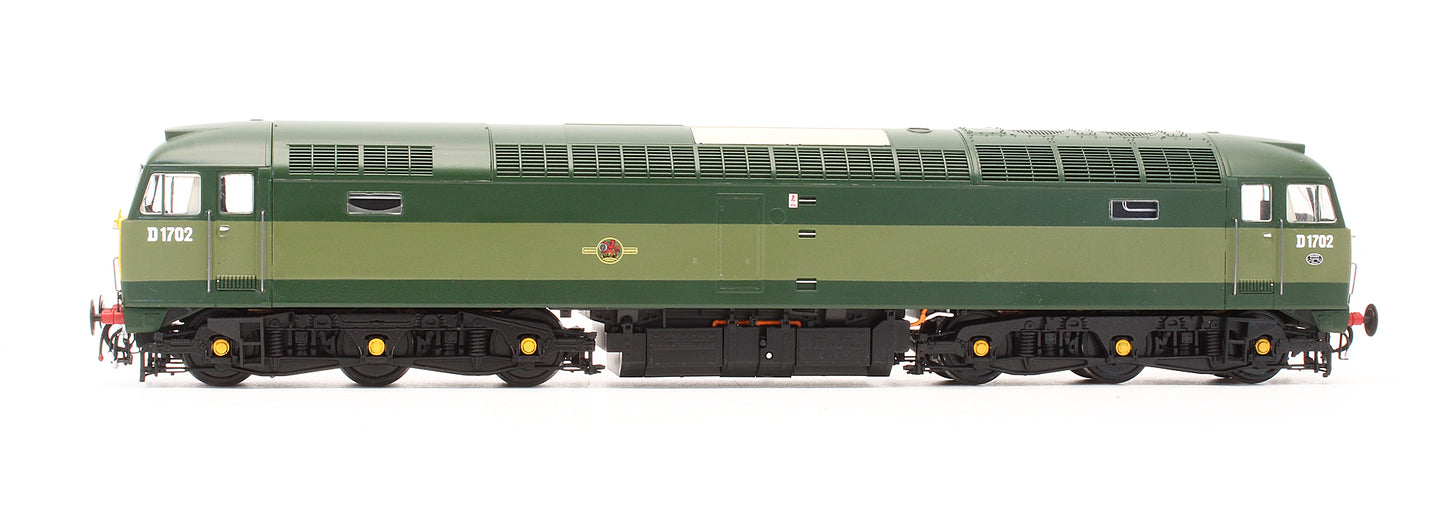 Pre-Owned 4820 BR Two Tone Green Class 47 D1702 Diesel Locomotive - Exclusive Edition
