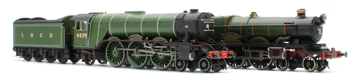 R30465 Scotsman in Australia 1980s Twin Pack - A3 4472 'Flying Scotsman' and GWR 4079 'Pendennis Castle' Steam Locomotives
