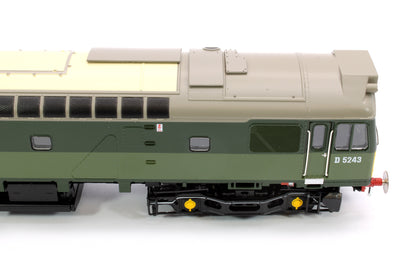 Pre-Owned Class 25 BR two-tone green Small Yellow Panels D5243 Diesel Locomotive