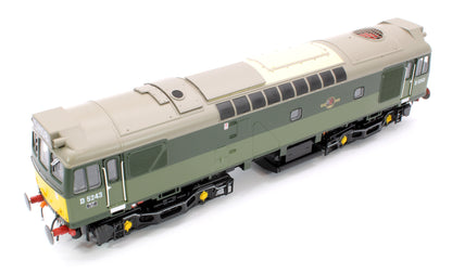 Pre-Owned Class 25 BR two-tone green Small Yellow Panels D5243 Diesel Locomotive