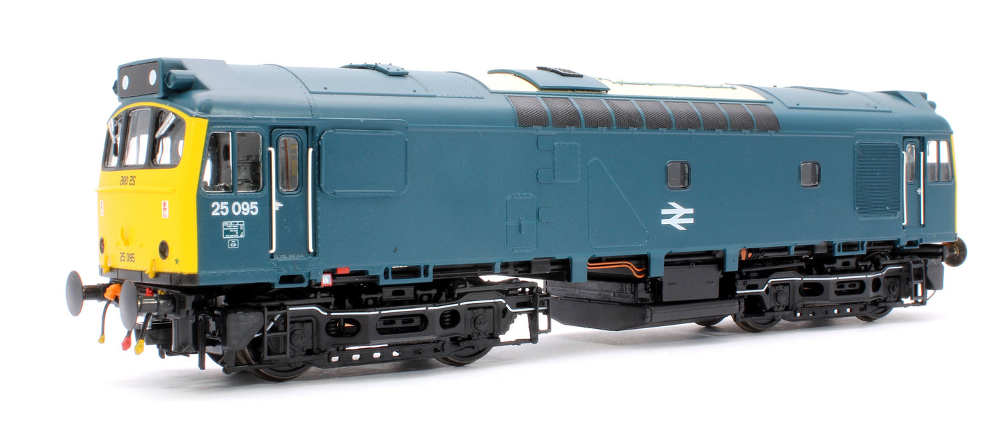 Pre-Owned Class 25 BR Rail Blue 25095 (with cab front numbers) Diesel Locomotive