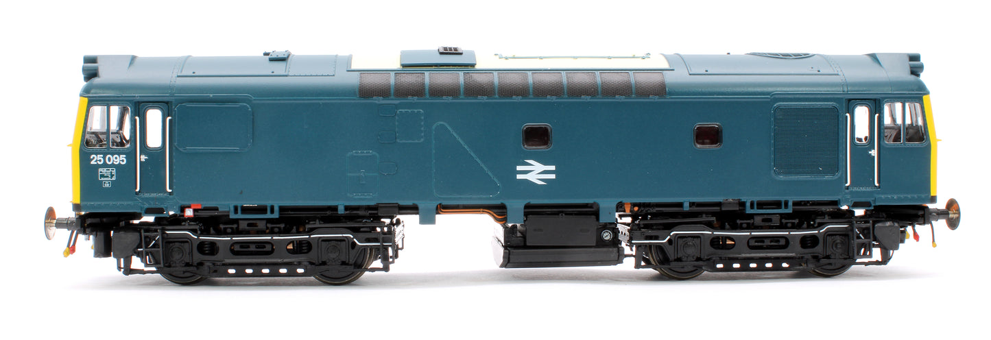 Class 25 BR Rail Blue 25095 (with cab front numbers) Diesel Locomotive