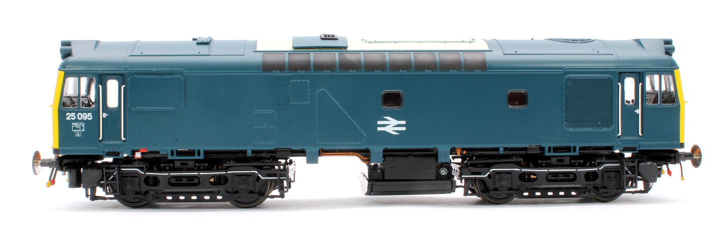 Pre-Owned Class 25 BR Rail Blue 25095 (with cab front numbers) Diesel Locomotive