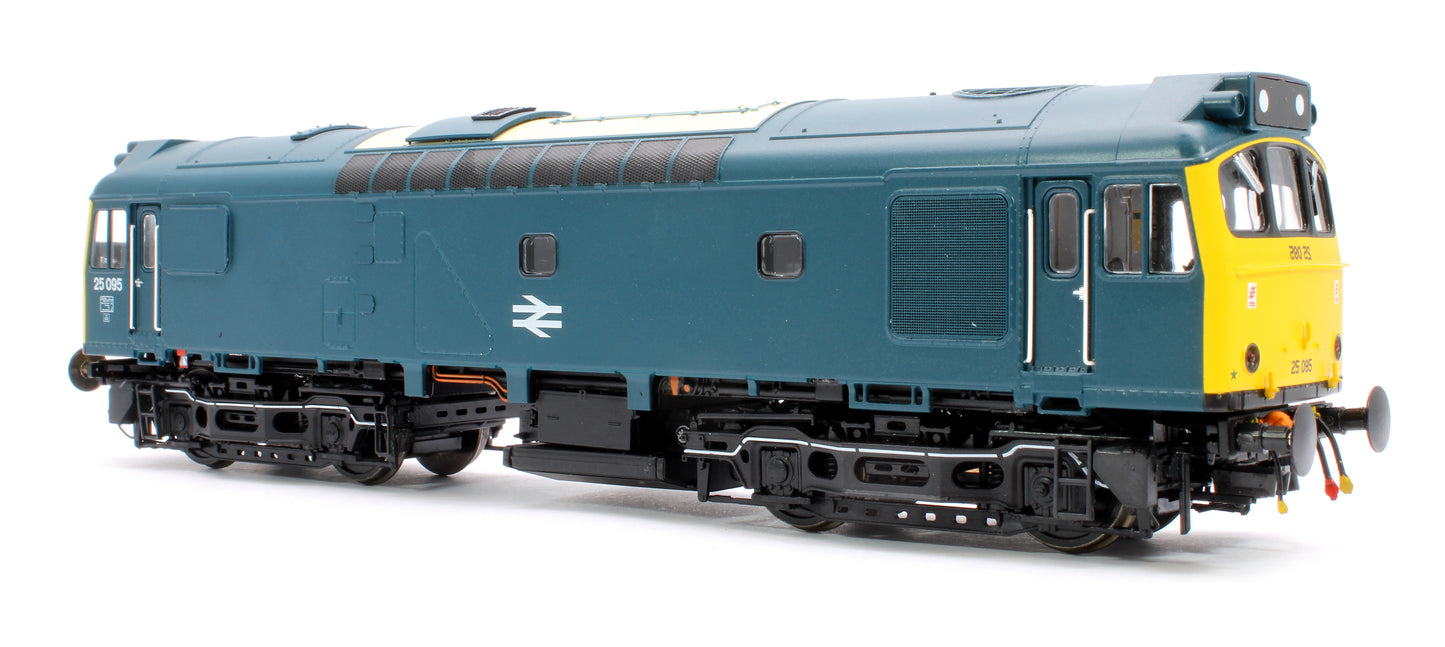 Class 25 BR Rail Blue 25095 (with cab front numbers) Diesel Locomotive