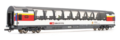 Pre-Owned 74081 Set Of 3 Gotthard Panorama Express SBB Coaches - Set 1