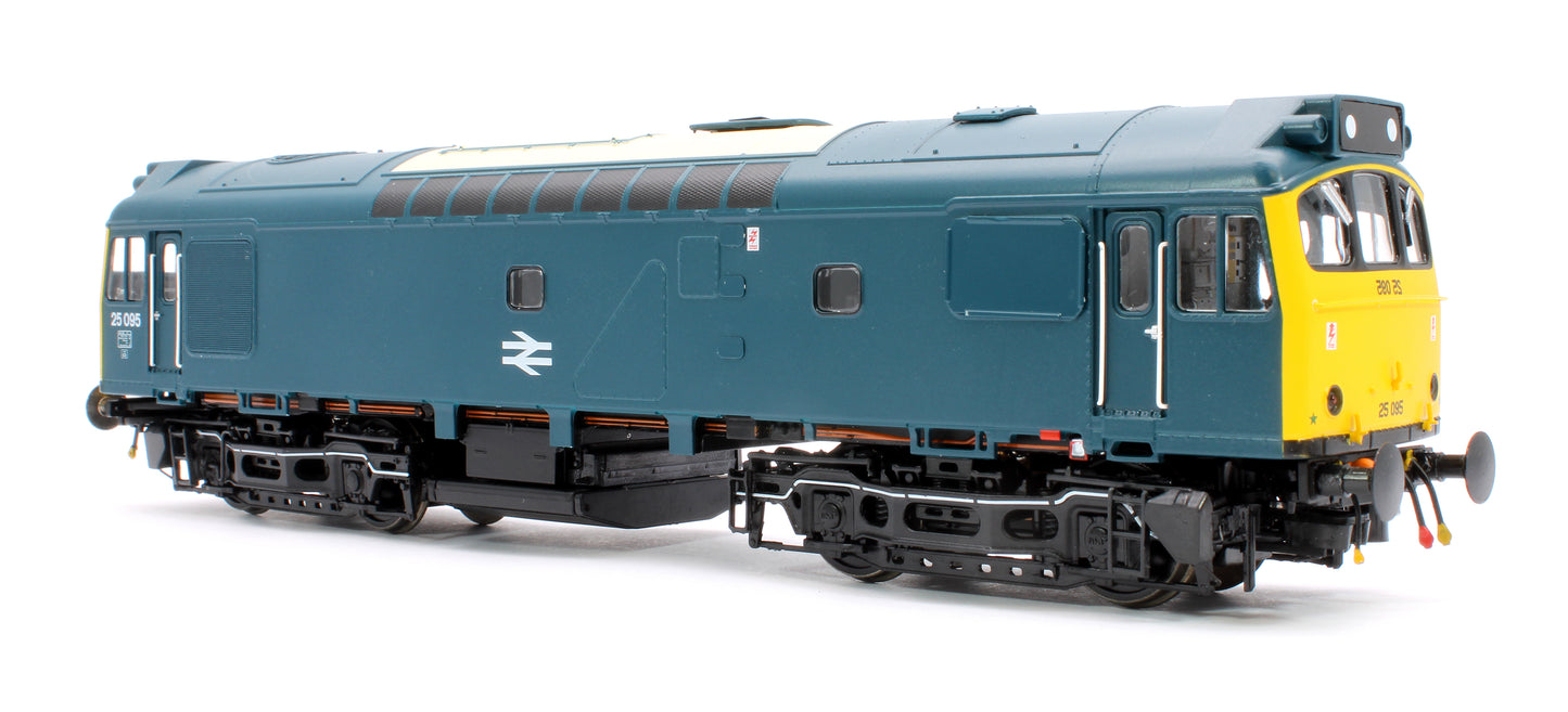 Class 25 BR Rail Blue 25095 (with cab front numbers) Diesel Locomotive