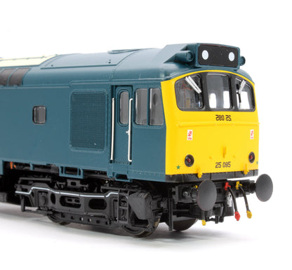 Pre-Owned Class 25 BR Rail Blue 25095 (with cab front numbers) Diesel Locomotive