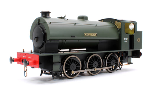 J94 Austerity 'Warrington' WD150 War Department Green 0-6-0 Tank Locomotive - DCC Fitted