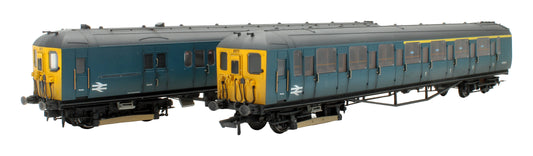 Pre-Owned R3341 British Railways Blue 2-HAL Train Pack - Custom Weathered