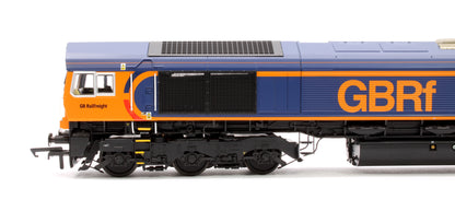 Class 66 GBRF Blue/Orange 66763 Diesel Locomotive - DCC Sound