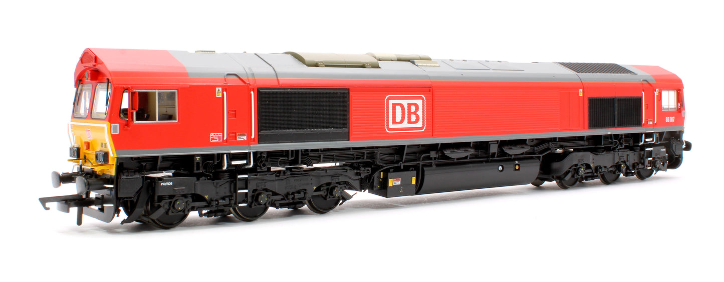 Class 66 DB Red 66167 Diesel Locomotive - DCC Sound