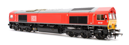 Class 66 DB Red 66167 Diesel Locomotive - DCC Sound