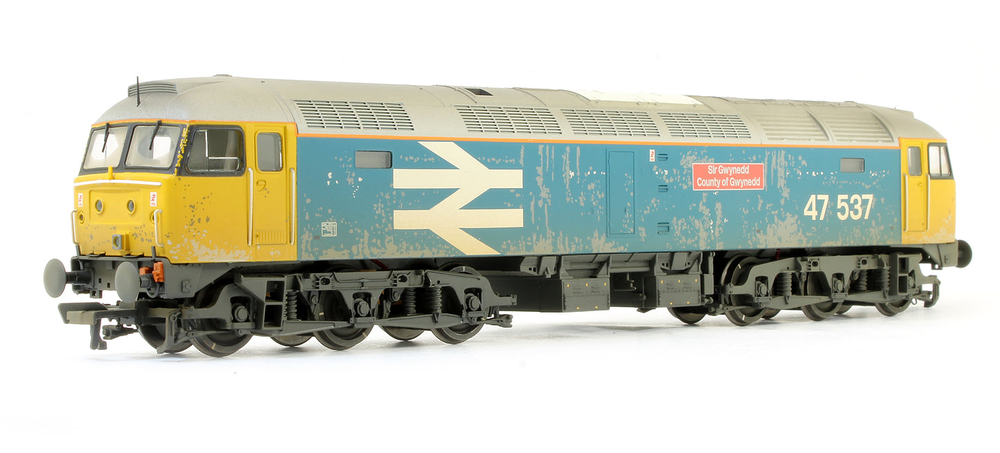 Pre-Owned 31-662ZDS Class 47537 'Sir Gwynedd / County Of Gwynedd' BR Large Logo Blue (Limited Edition) - DCC Sound