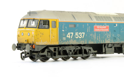 Pre-Owned 31-662ZDS Class 47537 'Sir Gwynedd / County Of Gwynedd' BR Large Logo Blue (Limited Edition) - DCC Sound