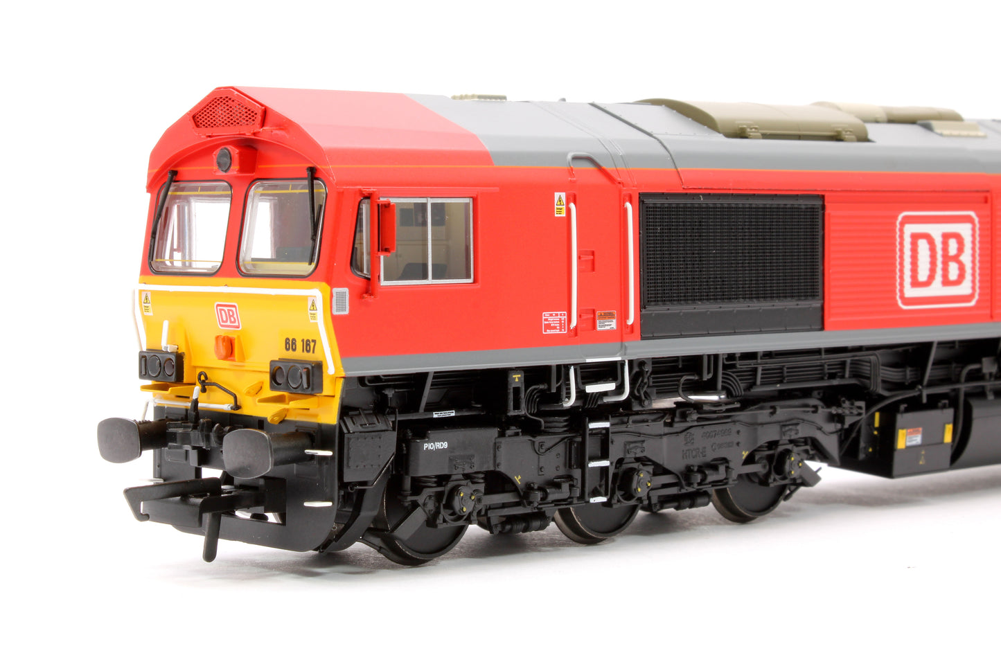 Class 66 DB Red 66167 Diesel Locomotive - DCC Sound